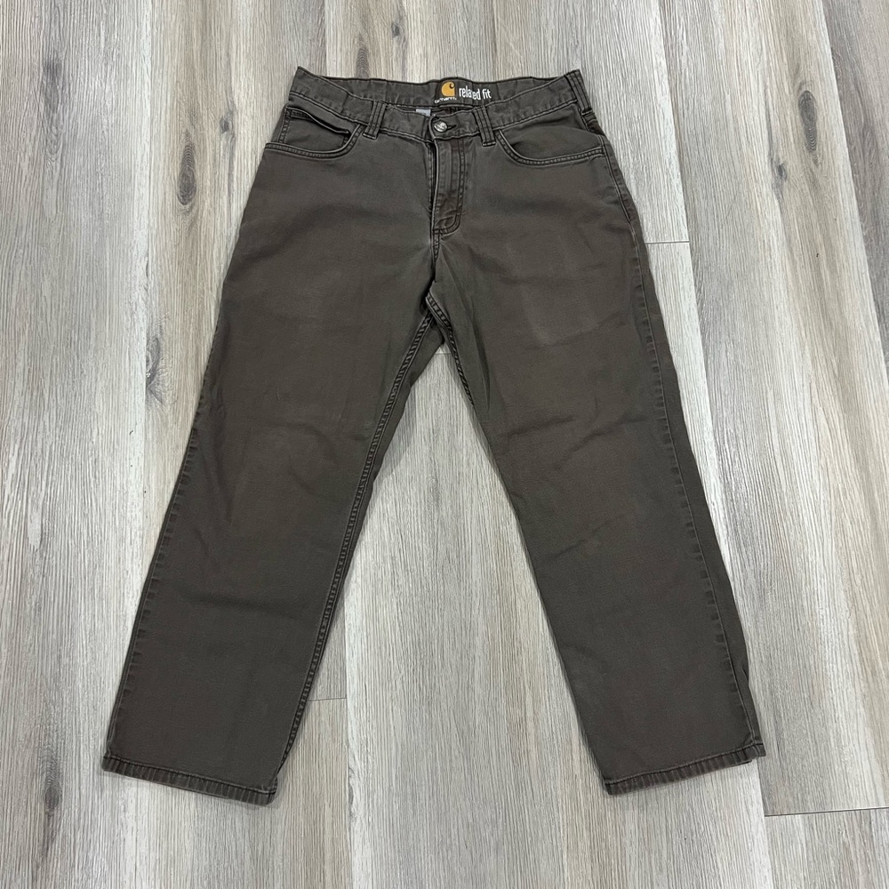 Carhartt Men's Relaxed Fit Jeans in Dark Brown